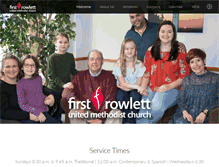 Tablet Screenshot of firstrowlett.org